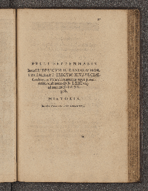 Vorschaubild von Belli Septennalis Inter Fridericvm II. Daniae & Norvegiae, &c. et Ericvm XIV. Sveciae