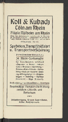 Vorschaubild von [Führer durch die links- und rechtsrheinischen Hafen- und Werftanlagen der Stadt Cöln, mit einem amtlichen Plane und Bildern nach photograph. Aufnahmen]