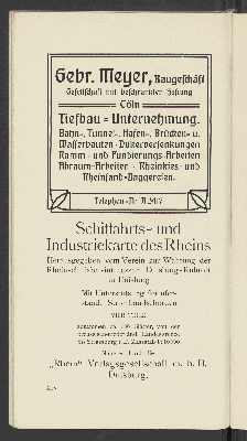 Vorschaubild von [Führer durch die links- und rechtsrheinischen Hafen- und Werftanlagen der Stadt Cöln, mit einem amtlichen Plane und Bildern nach photograph. Aufnahmen]