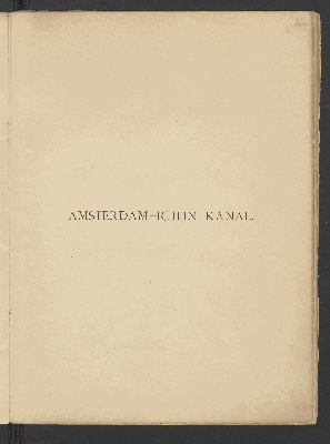 Vorschaubild von [Amsterdam-Rhein-Kanal]