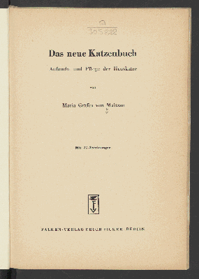 Vorschaubild von Das neue Katzenbuch