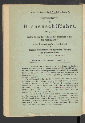 Vorschaubild von [Das Donau-Oder und Donau-Moldau-Elbe-Kanalprojekt]