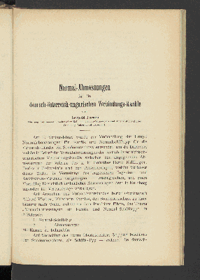 Vorschaubild von [Normal-Abmessungen für die oesterr.-ungar. Verbindungskanäle]