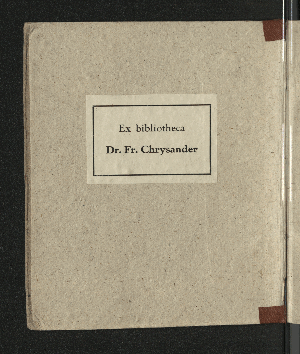 Vorschaubild von [Triumph Der Großmuth und Treue, Oder Cleofida Königin von Indien]