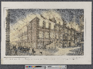 Vorschaubild von Das Eimbecksche Haus in Hamburg, mit dem ehemaligen Rathskeller in der Nacht vom 6ten zum 7ten May 1842
(Hamburg's Vergangenheit in bildlichen Darstellungen ; II,18)