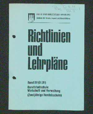 Vorschaubild von Berufsfachschule, Wirtschaft und Verwaltung (Zweijährige Handelsschule)