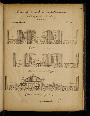 Vorschaubild von [Studie über die Wiener Stadtbahnen mit Beziehung auf die Entwicklung der Stadt Wien]