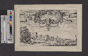 Vorschaubild von [Ruhende Figuren in einer Landschaft mit Kühen und einem Turm. Titelblatt]