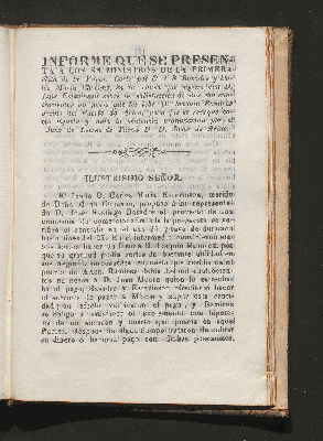 Vorschaubild von Informe que presenta a los ministros de la primera  Sata de la Yilma.../ Lucas Huerta Mercado