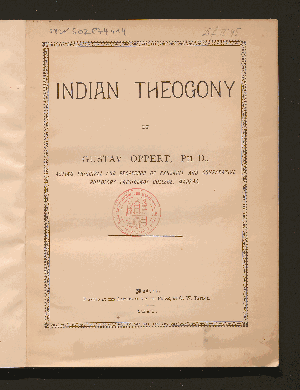 Vorschaubild von Indian Theogony