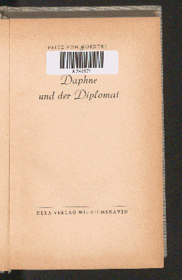 Vorschaubild von Daphne und der Diplomat