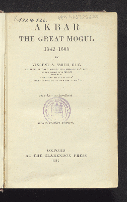 Vorschaubild von Akbar, the Great Mogul 1542-1605