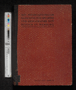 Vorschaubild von XIV. Internationaler Kongress für Hygiene und Demographie 1907