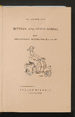 Vorschaubild von Bettina, das Vespa-Mädel