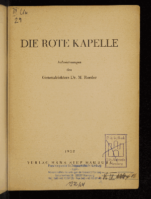 Vorschaubild von Die Rote Kapelle