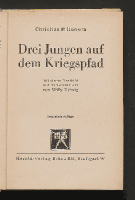 Vorschaubild von Drei Jungen auf dem Kriegspfad