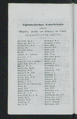 Vorschaubild von Alphabetisches Verzeichniss
sämmtlicher
Mitglieder, Freunde und Beförder der Anstalt,
welche im Jahr 1852 zu den Kosten beigetragen haben.