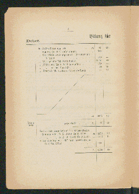 Vorschaubild von Bilanz für das Jahr 1881.