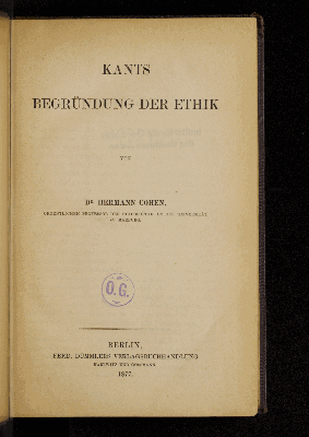 Vorschaubild von Kants Begründung der Ethik