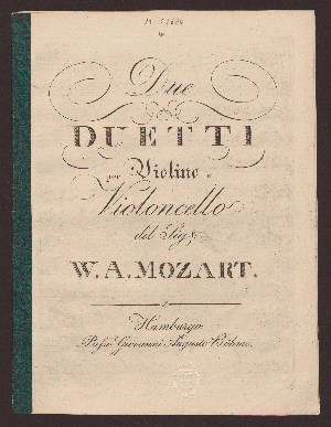 Vorschaubild von Due Duetti per Violino e Violoncello