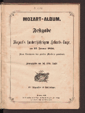 Vorschaubild von Mozart-Album