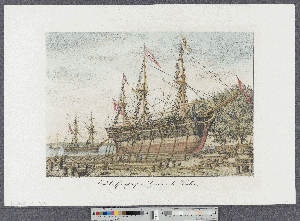 Vorschaubild von Ein Schiffswerft auf dem Grasbrook bei Hamburg
(Hamburg's Vergangenheit in bildlichen Darstellungen ; III,18)