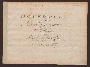 Vorschaubild von Ouverture de lOpera Dom Giovanni