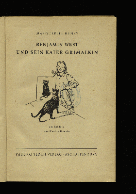Vorschaubild von Benjamin West und sein Kater Grimalkin
