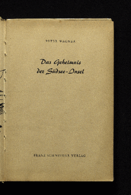 Vorschaubild von Das Geheimnis der Südsee-Insel