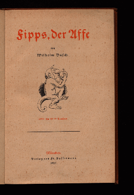 Vorschaubild von Fipps, der Affe