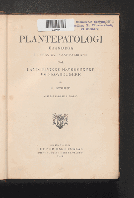 Vorschaubild von Plantepatologi