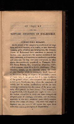 Vorschaubild von [Report of the sanitary condition of Birkenhead in the county of Chester...with plan and engineers report of the intended Birkenhead dock]