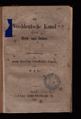 Vorschaubild von Der Norddeutsche Kanal zwischen Nord- und Ostsee