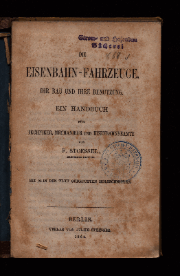 Vorschaubild von Die Eisenbahn-Fahrzeuge