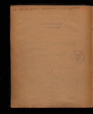 Vorschaubild von [Beitrag zur Festschrift der Wander-Versammlung Deutscher Architecten- und Ingenieur-Vereine in Hamburg 1890]