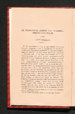 Vorschaubild von [De filosofische inhoud van Wagner's: Tristan und Isolde]