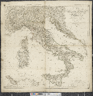 Vorschaubild von Charte von Italien, Istrien und Dalmazien