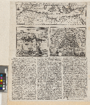 Vorschaubild von Beschreibung der Stadt Algiers, Und wie dieselbe in diesem 1682 Jahr von dem Französischen Admiral Monsr. du Quesne zu Wasser belagert und attaquiret worden