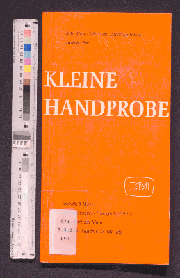 Vorschaubild von Kleine Handprobe