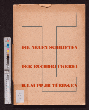 Vorschaubild von Die neuen Schriften der Buchdruckerei H. Laupp Jr Tübingen