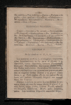 Vorschaubild von [Epítome ó modo fácil de aprender el idioma nahuatl ó lengua mexicana]