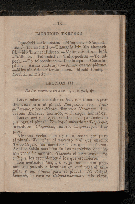 Vorschaubild von [Epítome ó modo fácil de aprender el idioma nahuatl ó lengua mexicana]