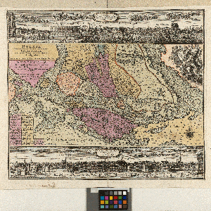 Vorschaubild von Holmia celeberrima Metropolis et Sedes Regia Regni Sueciae, accuratissima Ichnographia et Prospectibus