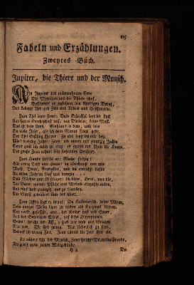 Vorschaubild von Fabeln und Erzählungen. Zweytes Buch.
