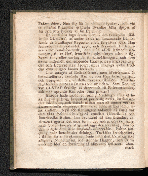 Vorschaubild von [Personalier, Upläste Vid Högstsalig Konung Gustaf III:s Begrafning Den 14 Maji 1792]