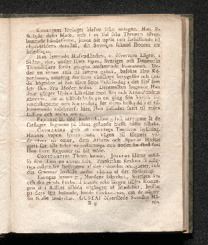 Vorschaubild von [Personalier, Upläste Vid Högstsalig Konung Gustaf III:s Begrafning Den 14 Maji 1792]