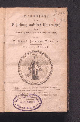 Vorschaubild von [Grundsätze der Erziehung und des Unterrichts]