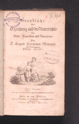 Vorschaubild von [Grundsätze der Erziehung und des Unterrichts]