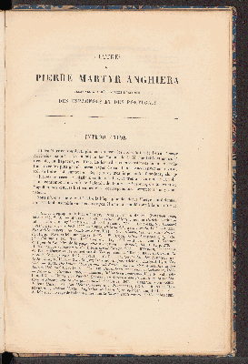 Vorschaubild von [Lettres de Pierre Martyr Anghiera relatives aux découvertes maritimes des Espagnols et de Portugais / trad. par Paul Gaffarel et Louvot]