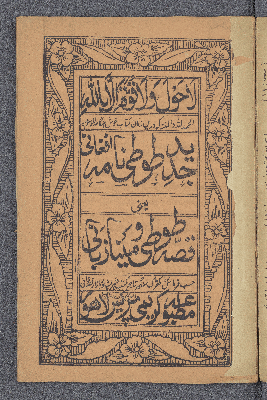 Vorschaubild von Ǧadīd ṭūtị̄nāmah-i afġānī yaʿni qiṣṣēh-i ṭūtị̄ wa maynā zabānī